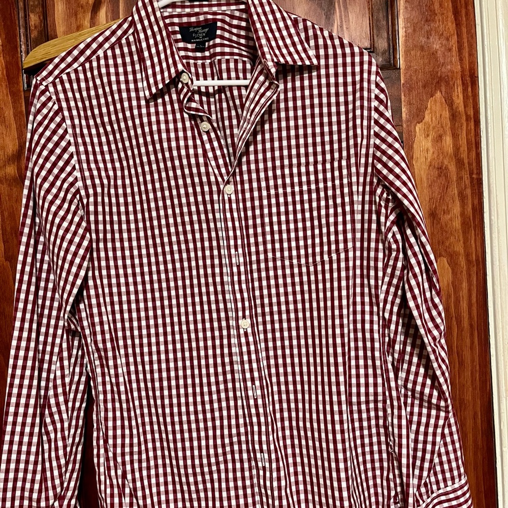 Jcrew Thompson Red Gingham Shirt